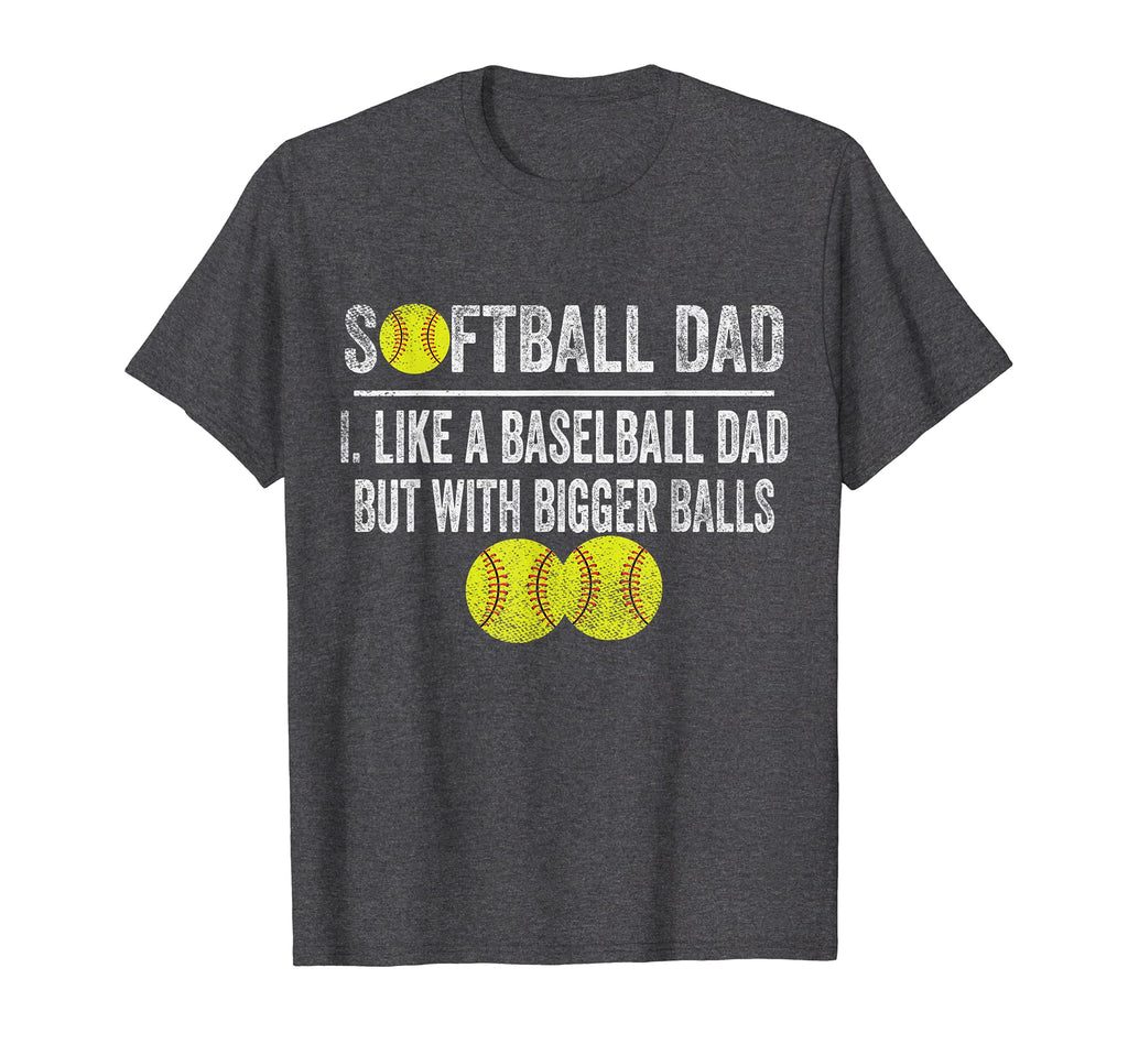 Mens Softball Like Baseball But Bigger T-Shirt - Trendy Graphic Unisex - T-Shirt, Sweatshirt, Hoodie