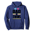 Dad Twins Overachiever Funny Parenting Hoodie - Novelty Apparel for Adults - T-Shirt, Sweatshirt, Hoodie