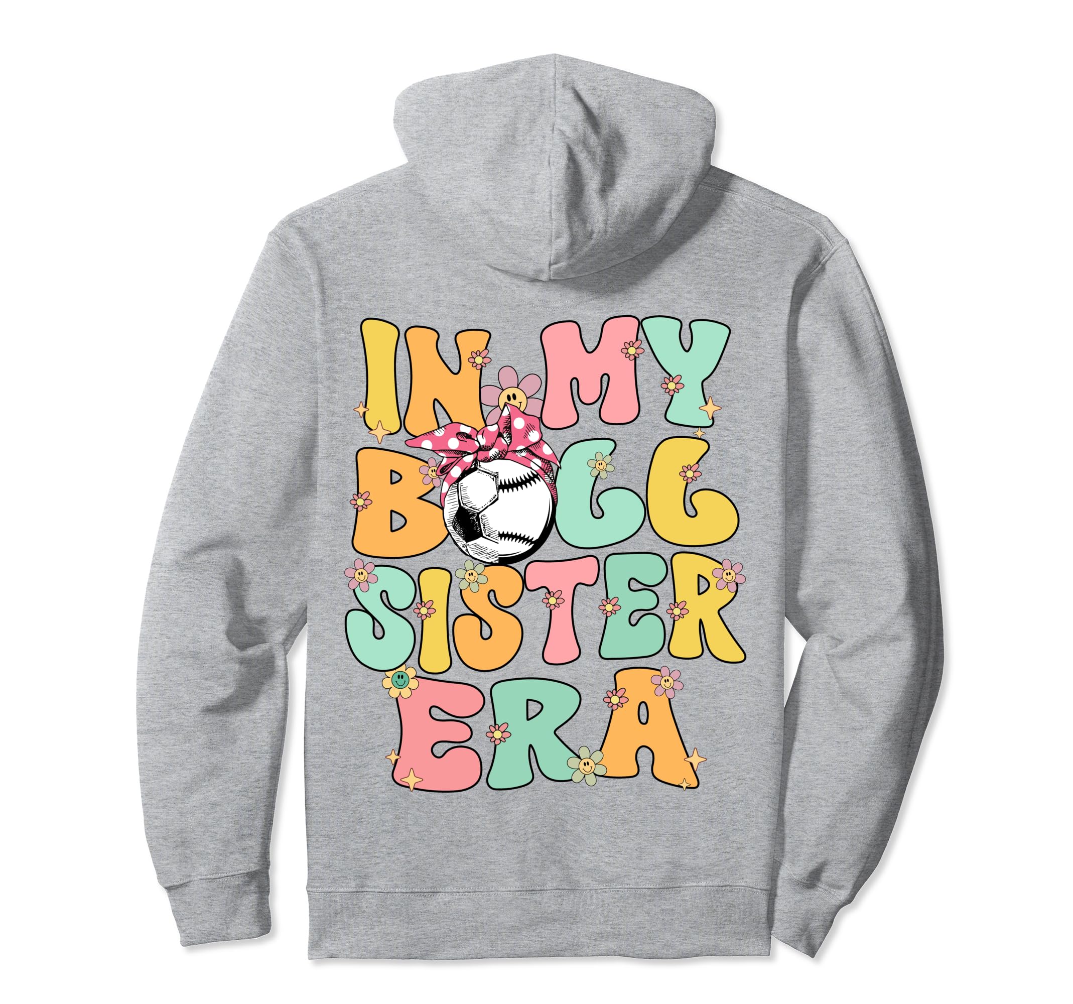 My Ball Sister Era Groovy Baseball Hoodie - Casual Everyday Wear Men Women - T-Shirt, Sweatshirt, Hoodie