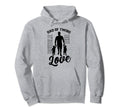Dad Twins Double Love Sarcastic Twin Hoodie - Streetwear Style for Adults - T-Shirt, Sweatshirt, Hoodie