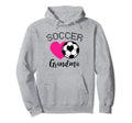 Soccer Grandma Love Heart Nana Granny Hoodie - Trendy Graphic for Adults - T-Shirt, Sweatshirt, Hoodie