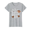 Little Sister Biggest Fan Football T-Shirt - Minimalist Print for Adults - T-Shirt, Sweatshirt, Hoodie