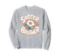 Soccer Brother Sketch Ball Sweatshirt - Fun Novelty Design for Adults - T-Shirt, Sweatshirt, Hoodie