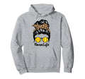 Nana Life Messy Bun Hair Funny Hoodie - Minimalist Print Men Women - T-Shirt, Sweatshirt, Hoodie