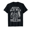 Sxs Grandpa Offroad Utv Atv Side T-Shirt - Casual Everyday Wear Men Women - T-Shirt, Sweatshirt, Hoodie