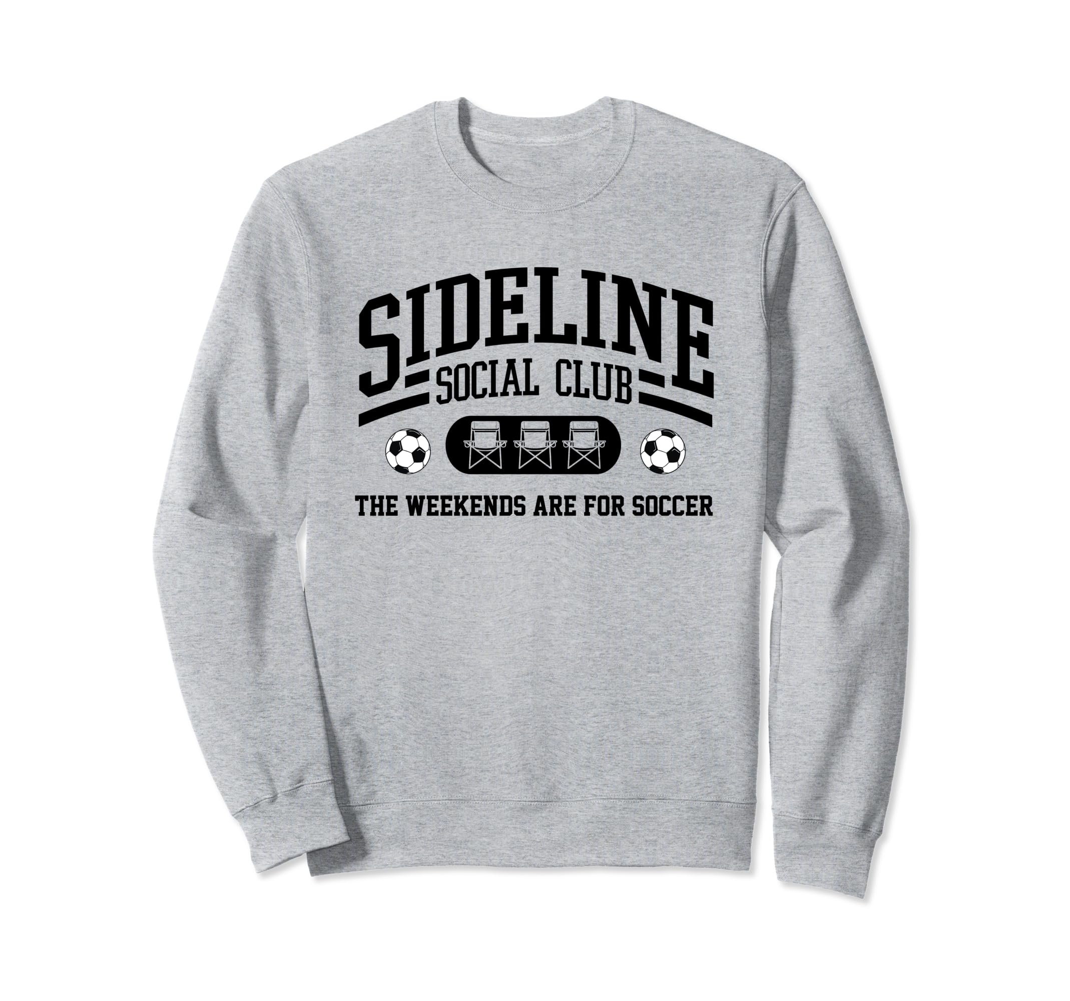 Soccer Mom Sideline Social Club Sweatshirt - Unique Graphic Men Women - T-Shirt, Sweatshirt, Hoodie