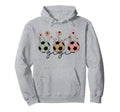 Soccer Gigi Grandma Wildflower Floral Hoodie - Aesthetic Graphic Men Women - T-Shirt, Sweatshirt, Hoodie