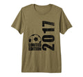 9 Years Old 2017 9Th Birthday Soccer T-Shirt - Aesthetic Graphic Men Women - T-Shirt, Sweatshirt, Hoodie
