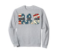 American Dad 4Th July Dad Stars Sweatshirt - Custom Art Print Men Women - T-Shirt, Sweatshirt, Hoodie