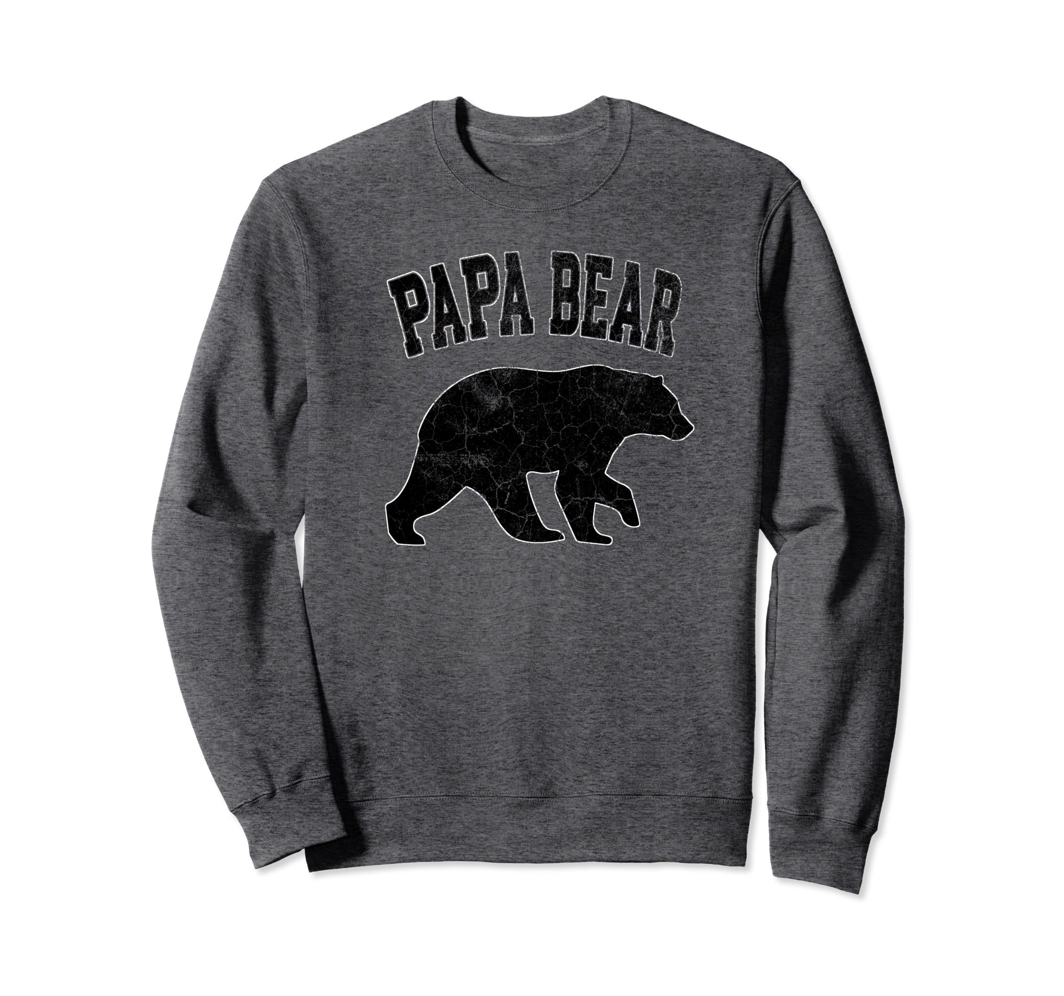 Papa Bear Dark Sweatshirt - Novelty Apparel Unisex - T-Shirt, Sweatshirt, Hoodie