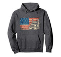 Usa Flag Patriotic Trucker Truck Driver Hoodie - Novelty Apparel Men Women - T-Shirt, Sweatshirt, Hoodie