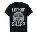 Lookin Sharp Dapper Hedgehog Dad Joke Pun T-Shirt - Custom Art Print Unisex - T-Shirt, Sweatshirt, Hoodie