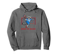 Born To Block Funny Raccoon Soccer Hoodie - Fun Novelty Design Men Women - T-Shirt, Sweatshirt, Hoodie