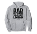 Dad Husband Windsurf Legend Surfer Hoodie - Custom Art Print Men Women - T-Shirt, Sweatshirt, Hoodie