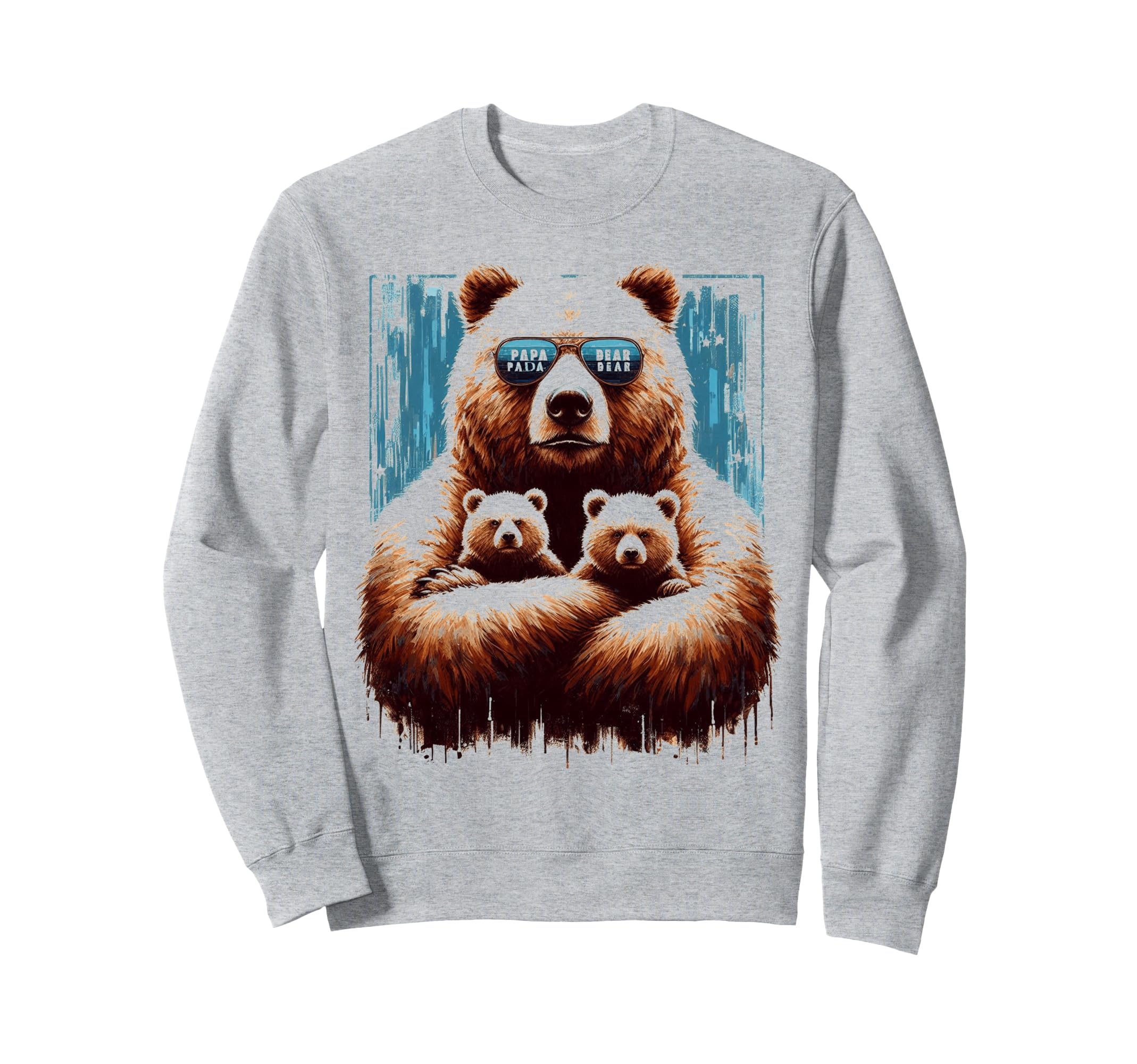 Papa Bear Funny Bears Animal Lover Dad Sweatshirt - Novelty Apparel Unisex - T-Shirt, Sweatshirt, Hoodie