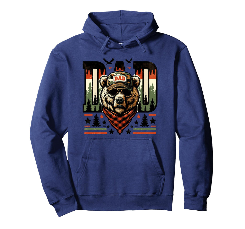 Dad Bear Papa Daddy Bear Lovers Hoodie - Fun Novelty Design for Adults - T-Shirt, Sweatshirt, Hoodie