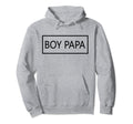 Papa Fathers Day New Dad Father Son Hoodie - Casual Everyday Wear Unisex - T-Shirt, Sweatshirt, Hoodie