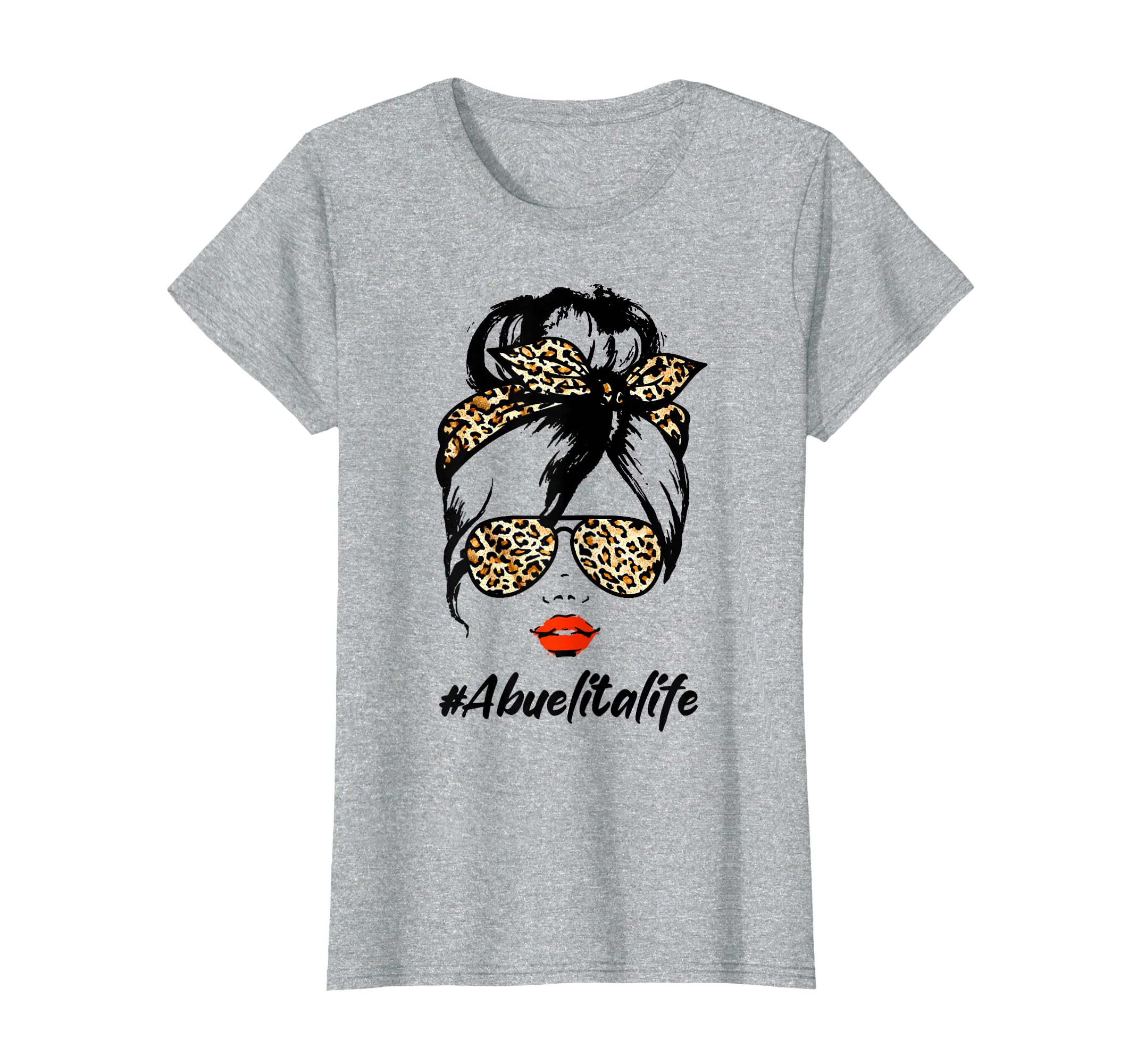 Classy Abuelita Life Leopard Pattern T-Shirt - Custom Art Print for Adults - T-Shirt, Sweatshirt, Hoodie