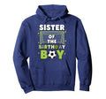 Sister Birthday Soccer Fan Hoodie - Aesthetic Graphic Unisex - T-Shirt, Sweatshirt, Hoodie