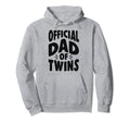 Dad Twins Funny Trendy Unique Fathers Hoodie - Custom Art Print for Adults - T-Shirt, Sweatshirt, Hoodie