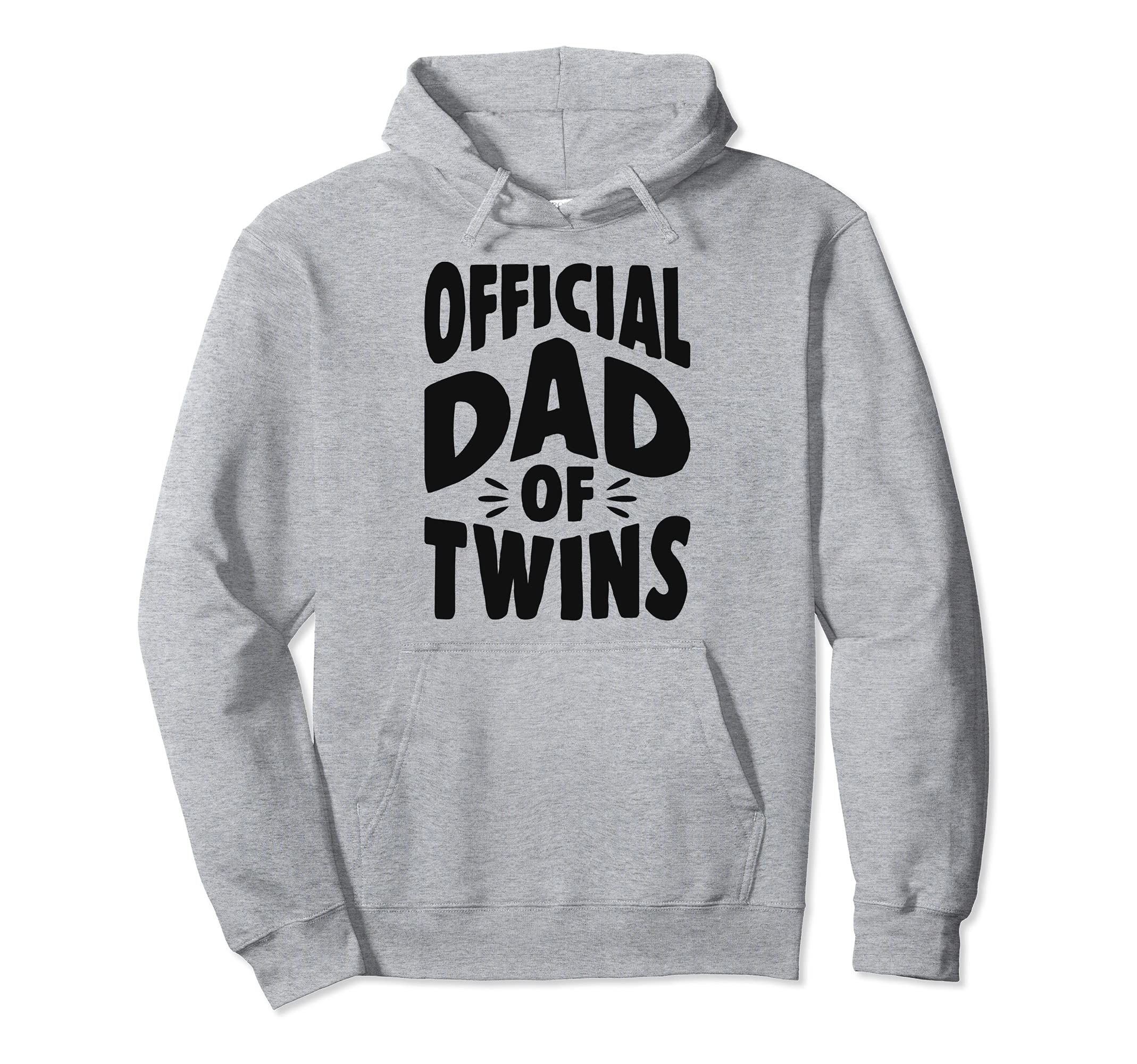 Dad Twins Funny Trendy Unique Fathers Hoodie - Custom Art Print for Adults - T-Shirt, Sweatshirt, Hoodie