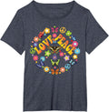 Peace Love Butterfly 60s 70s Tie Dye Vintage Hippie - Adult & Kids T-Shirts, Sweatshirts & Hoodies apparel design preview 1