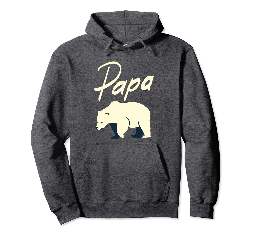 Papa Bear Polar Bear Funny Fathers Day Hoodie - Streetwear Style Unisex - T-Shirt, Sweatshirt, Hoodie
