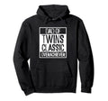 Dad Twins Overachiever Hoodie - Novelty Apparel for Adults - T-Shirt, Sweatshirt, Hoodie
