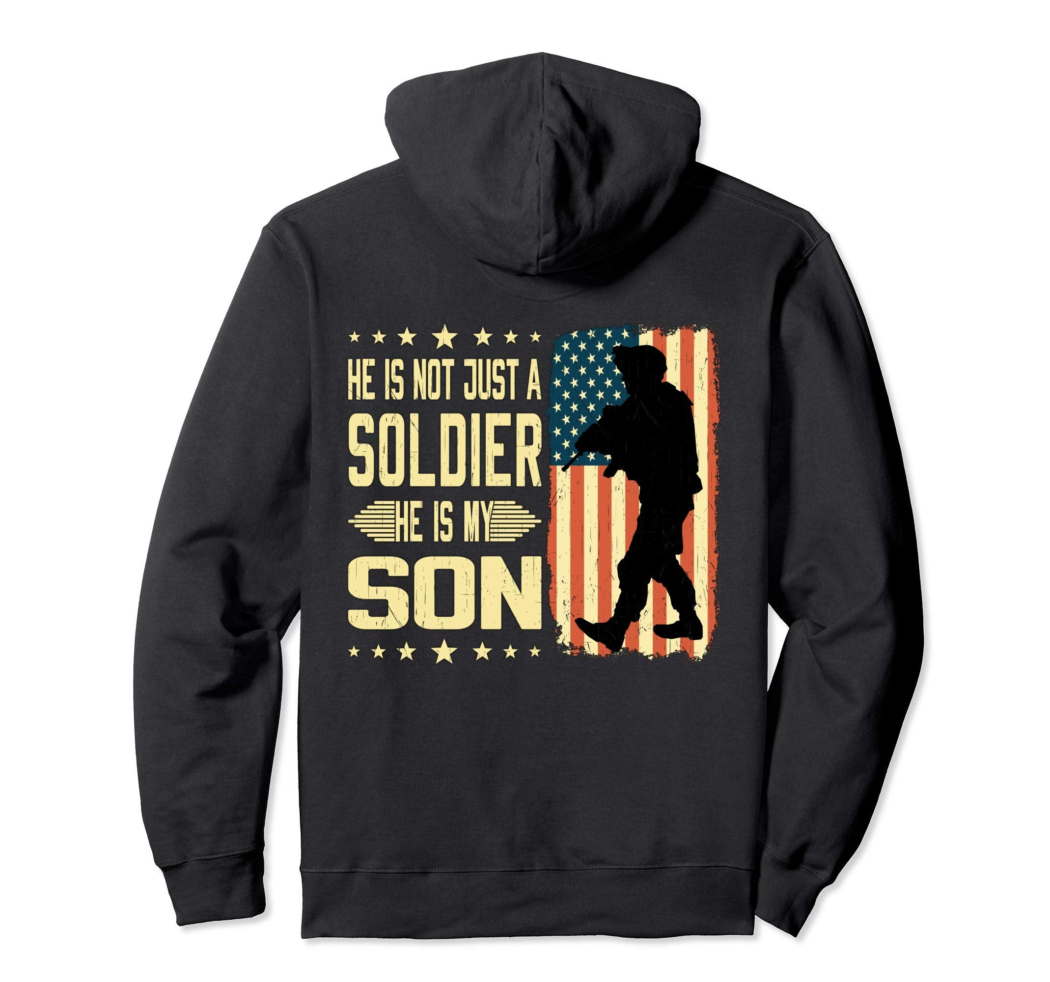 My Son Is Soldier Hero Proud Army Mom Hoodie - Trendy Graphic Men Women - T-Shirt, Sweatshirt, Hoodie