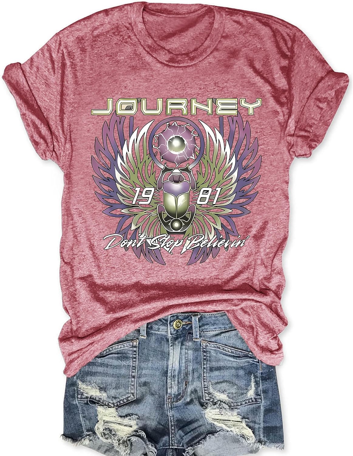 Journey for Women Vintage Travel Funny Graphic Short - Adult & Kids T-Shirts, Sweatshirts & Hoodies apparel design preview 1
