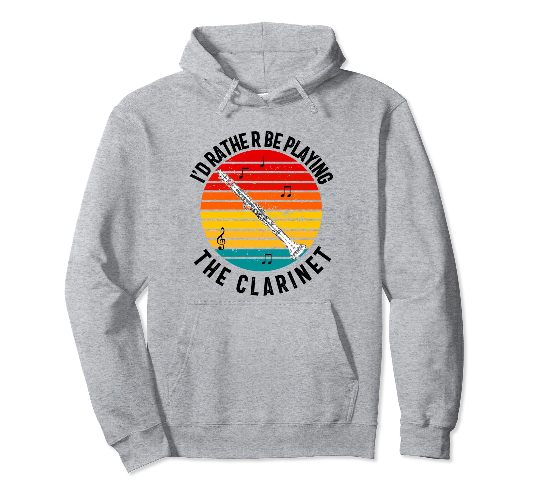 Clarinet Player Dad Grandpa Funny Hoodie - Custom Art Print Men Women - T-Shirt, Sweatshirt, Hoodie
