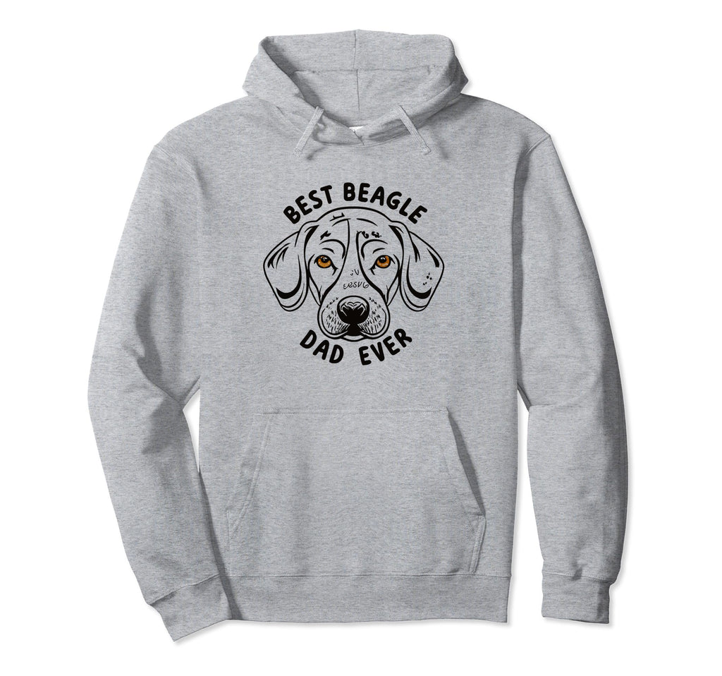 Best Beagle Dad Ever Funny Hound Dog Hoodie - Aesthetic Graphic Unisex - T-Shirt, Sweatshirt, Hoodie