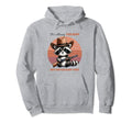 Raccoon Cowboy Yeep Funny Western Hoodie - Casual Everyday Wear Unisex - T-Shirt, Sweatshirt, Hoodie
