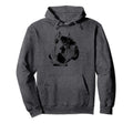 Cane Corso Black And White Dog Dad Hoodie - Trendy Graphic for Adults - T-Shirt, Sweatshirt, Hoodie