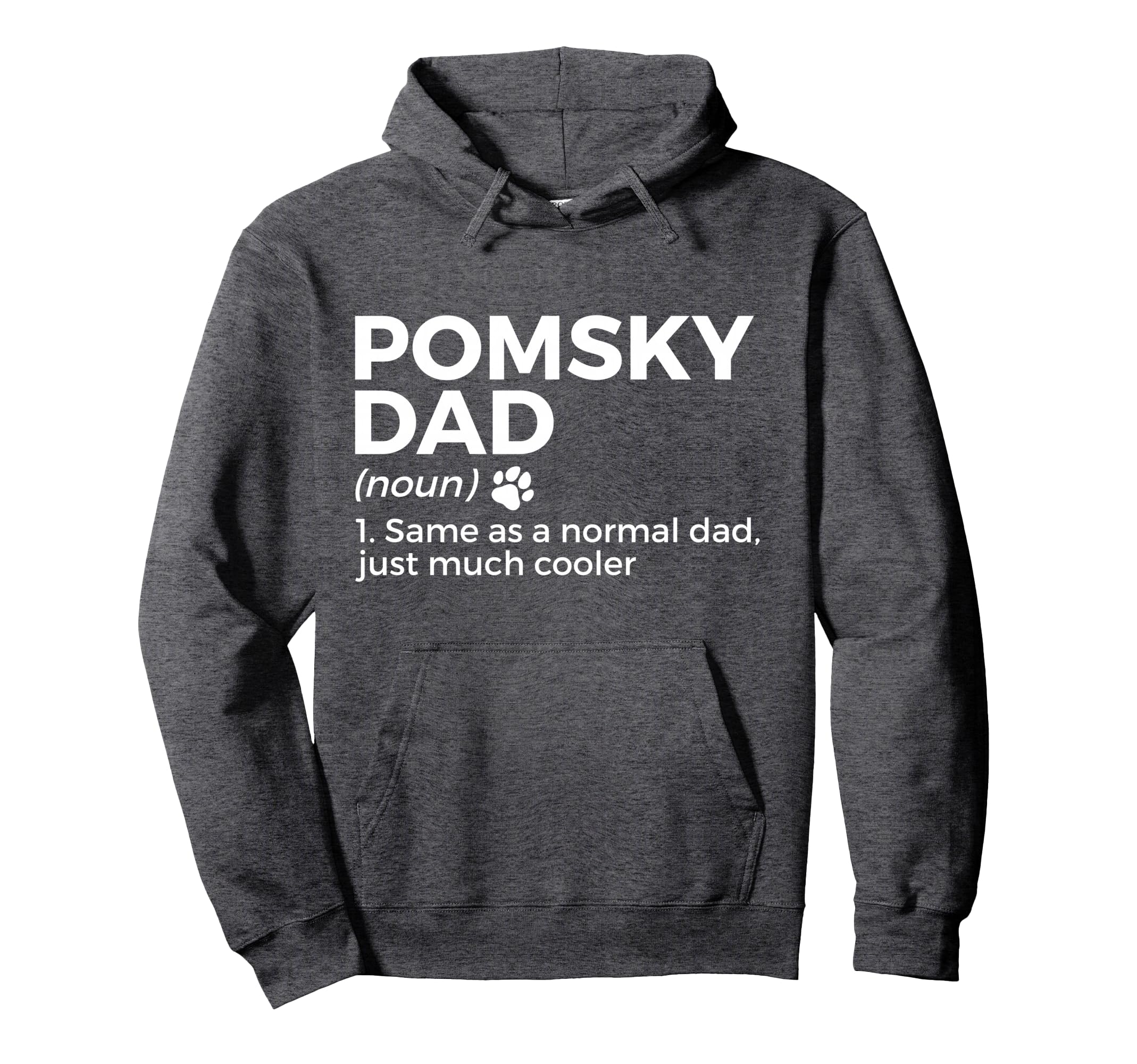 Pomsky Dad Definition Funny Pomsky Hoodie - Trendy Graphic for Adults - T-Shirt, Sweatshirt, Hoodie