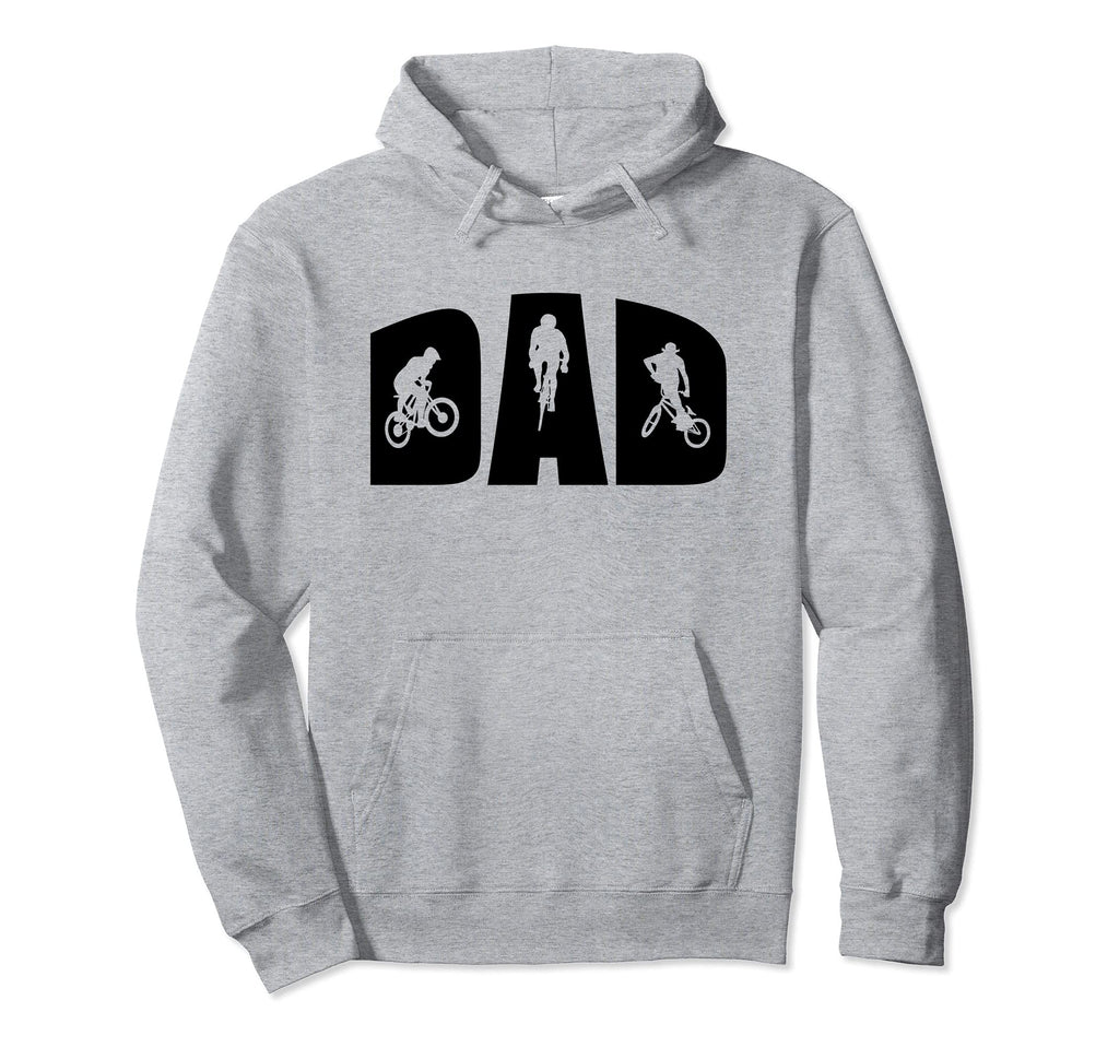 Cycling Dad Mountain Bike Biker Bmx Cycling Hoodie - Unique Graphic Unisex - T-Shirt, Sweatshirt, Hoodie