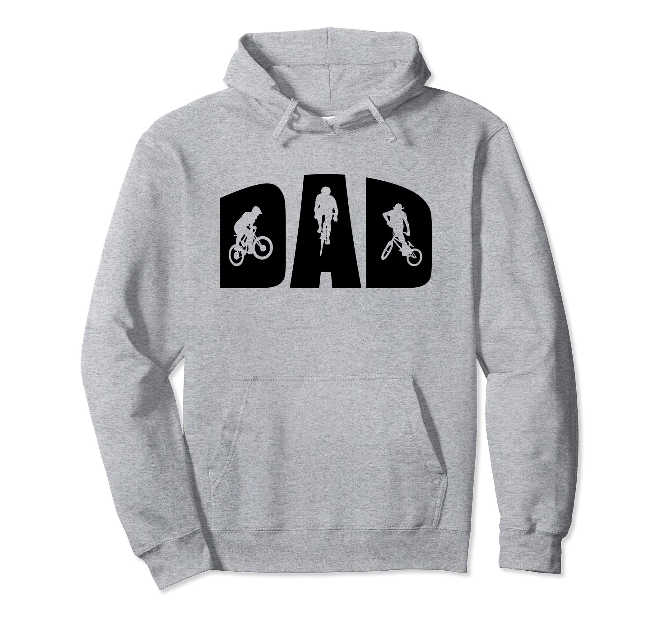 Cycling Dad Mountain Bike Biker Bmx Cycling Hoodie - Unique Graphic Unisex - T-Shirt, Sweatshirt, Hoodie