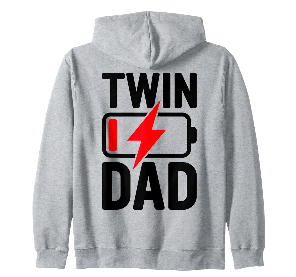 Twin Dad Funny Twin Twin Dad Twin Sweatshirt - Minimalist Print for Adults - T-Shirt, Sweatshirt, Hoodie