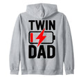 Twin Dad Funny Twin Twin Dad Twin Sweatshirt - Minimalist Print for Adults - T-Shirt, Sweatshirt, Hoodie
