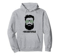 Soccer Stepdad Beard Step Dad Step Hoodie - Minimalist Print Men Women - T-Shirt, Sweatshirt, Hoodie