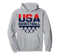 Usa Team Sports Basketball Hoodie - Unique Graphic Men Women - T-Shirt, Sweatshirt, Hoodie