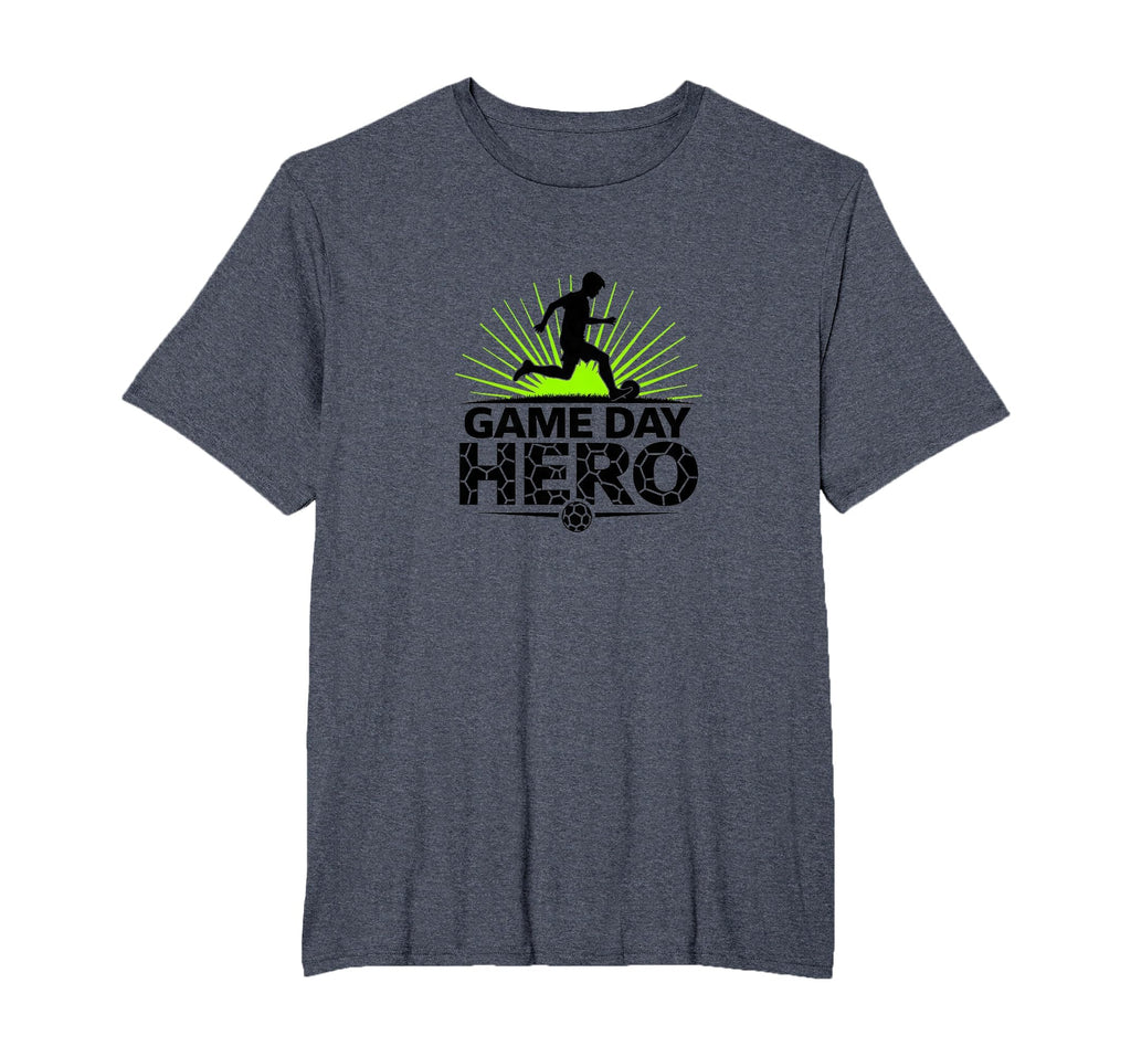 Game Day Hero Soccer Sports Fan Gift T-Shirt - Aesthetic Graphic Unisex - T-Shirt, Sweatshirt, Hoodie