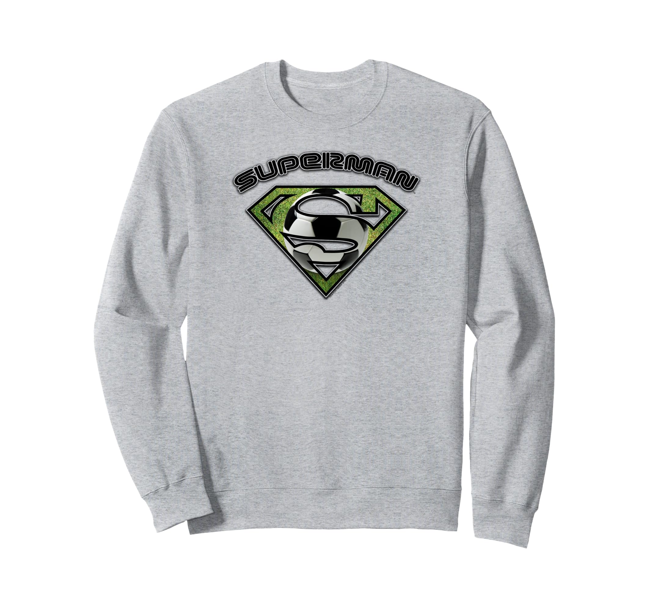Superman Soccer Shield Sweatshirt - Unique Graphic Unisex - T-Shirt, Sweatshirt, Hoodie