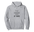 Funny Dad Twins Twin Babies Dad Hoodie - Custom Art Print for Adults - T-Shirt, Sweatshirt, Hoodie