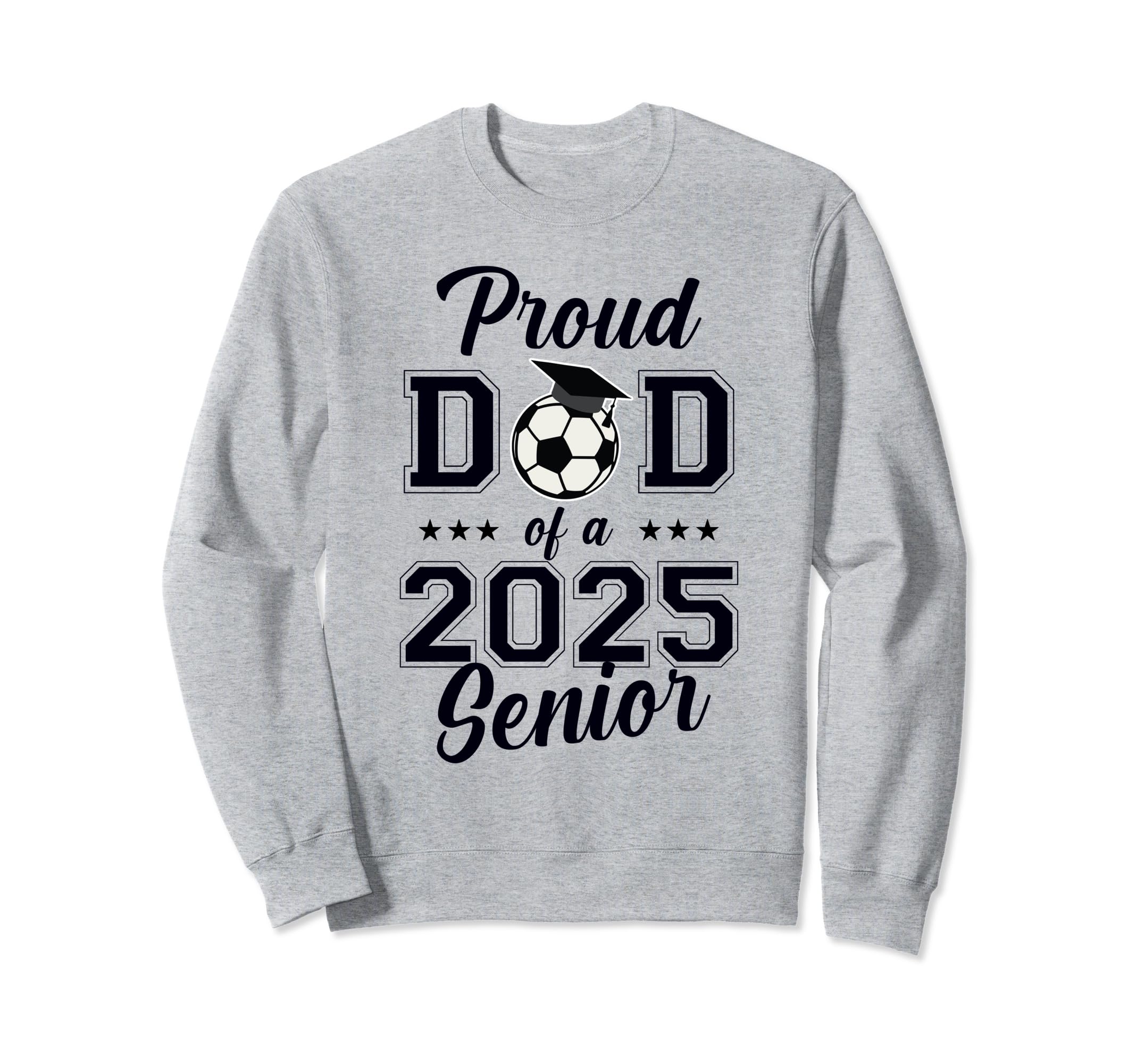 Proud Senior Dad Soccer Class Sweatshirt - Custom Art Print for Adults - T-Shirt, Sweatshirt, Hoodie