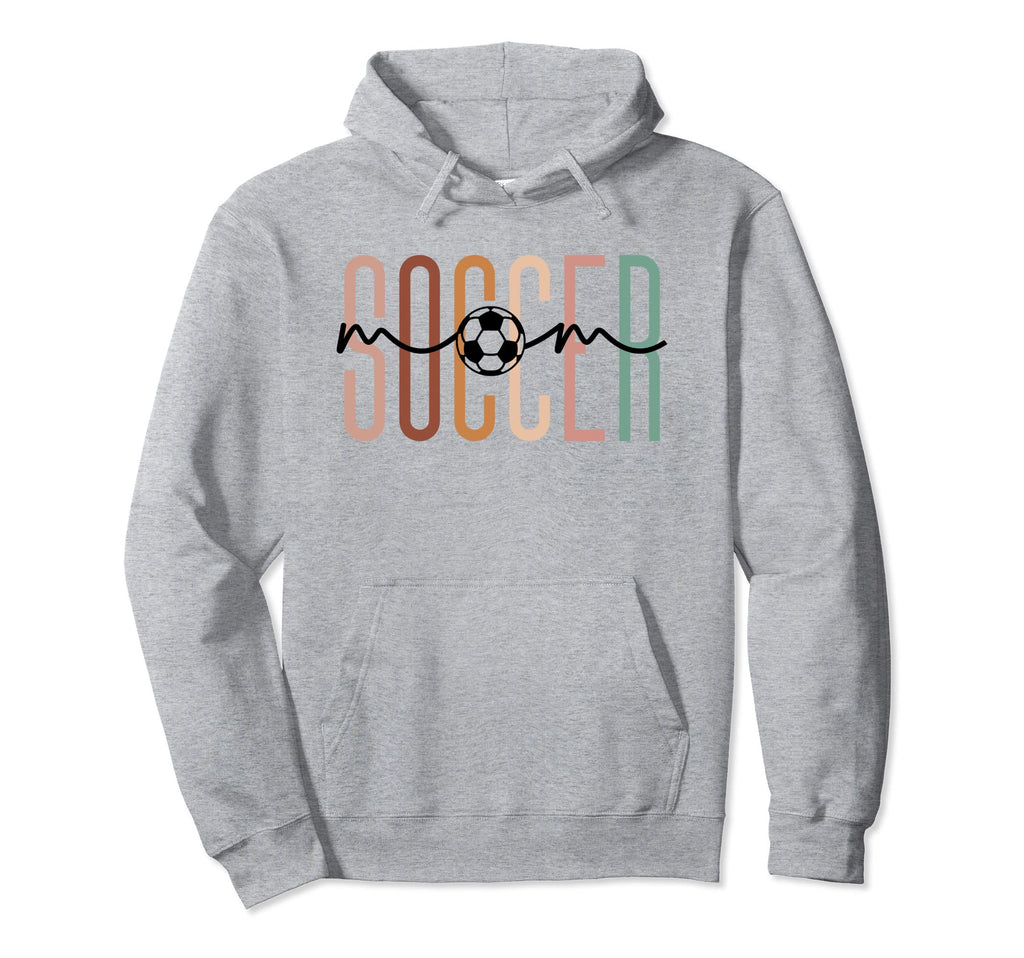Soccer Mom Soccer Mama Mom Life Soccer Hoodie - Trendy Graphic for Adults - T-Shirt, Sweatshirt, Hoodie