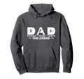 Dad Coach Myth Legend Soccer Player Hoodie - Minimalist Print Men Women - T-Shirt, Sweatshirt, Hoodie