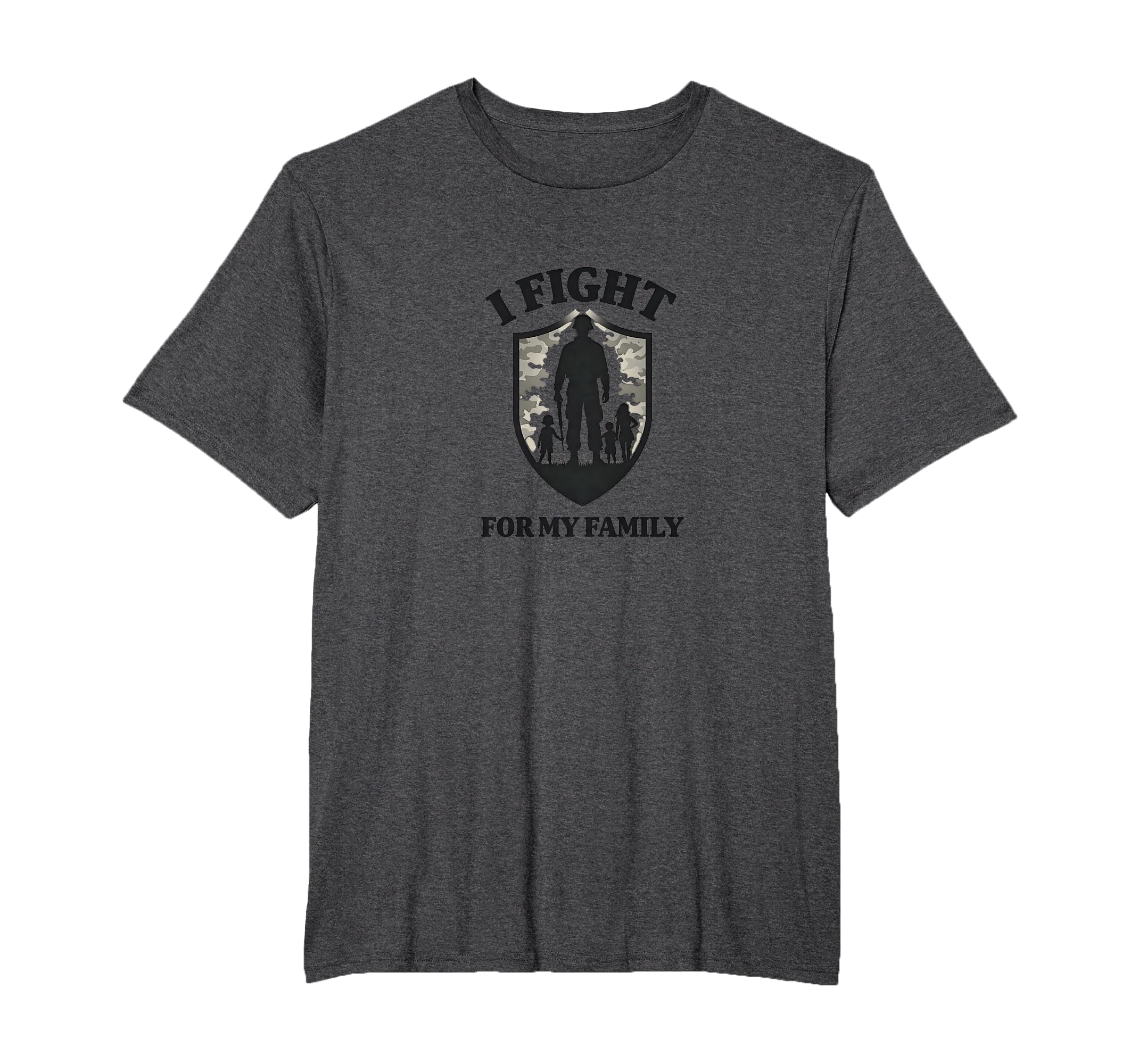 Army Dads I Fight My Family Military T-Shirt - Novelty Apparel for Adults - T-Shirt, Sweatshirt, Hoodie