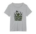 Army Dad Freedom Fighting Father T-Shirt - Aesthetic Graphic Unisex - T-Shirt, Sweatshirt, Hoodie