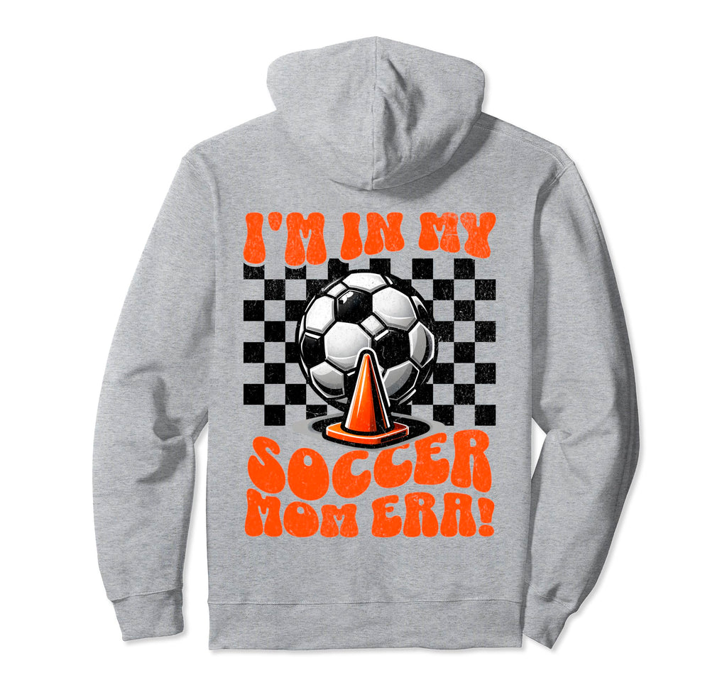 Im My Soccer Mom Era Checkerboard Hoodie - Aesthetic Graphic Men Women - T-Shirt, Sweatshirt, Hoodie